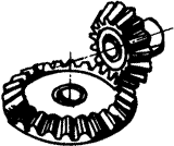 齒輪基本術語錐齒輪、準雙曲面齒輪及其齒輪副