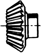 齒輪基本術語錐齒輪、準雙曲面齒輪及其齒輪副