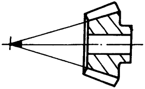 錐齒輪和準雙曲面齒輪術語點、曲線和曲面