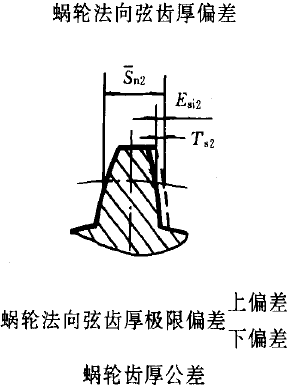 平面二次包絡環面蝸杆傳動精度蝸杆、蝸輪誤差的定義及代号
