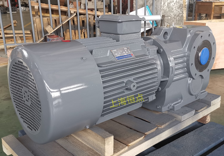 KA97減速機 輸入普通電機 輸出通孔 實物照片 -上海恒點