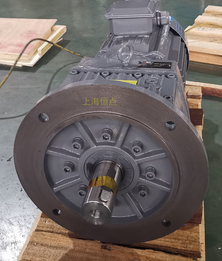 RF87減速機，立式安裝，輸入配電機，實物照片如下