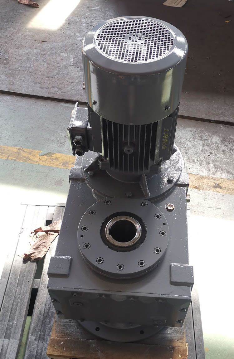 FAF127減速機 輸入配電機 輸出配通孔+法蘭 實物-上海恒點